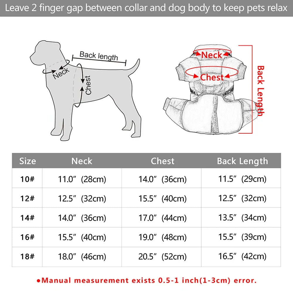 Waterproof Winter Dog Jacket with Harness – Warm Hoodie Coat for Small & Medium Dogs