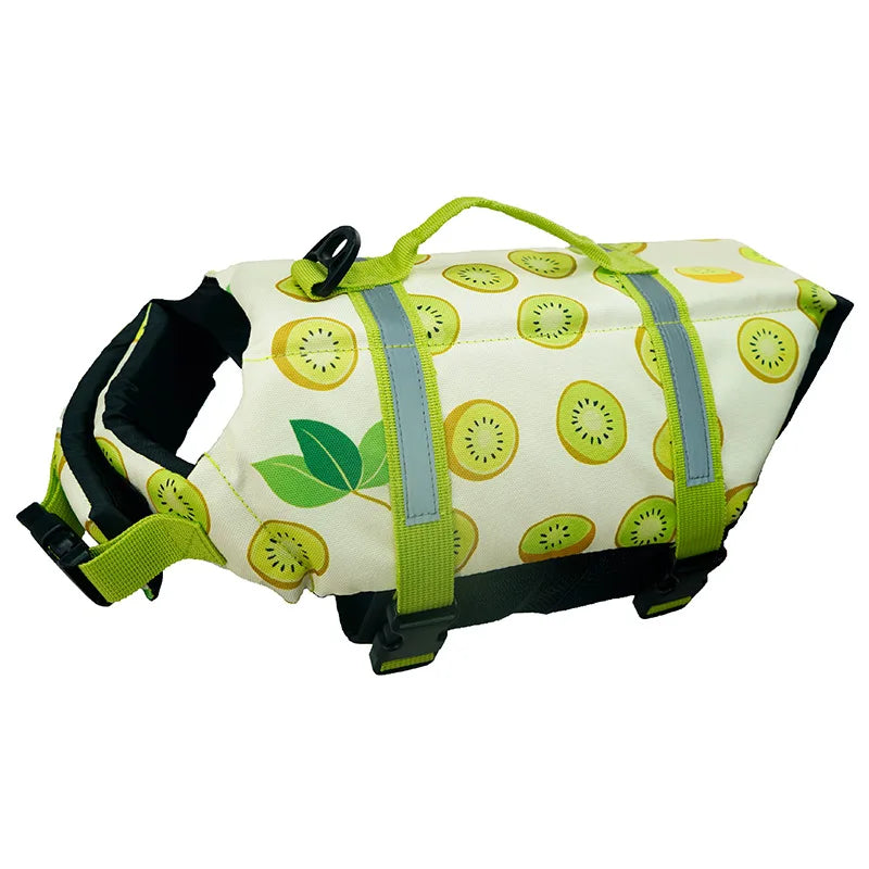 Dog Life Jacket – Reflective Adjustable Safety Vest with Enhanced Buoyancy for Swimming & Boating