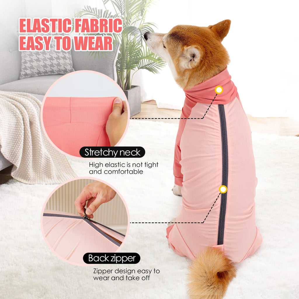 Four-Legged Cotton Dog Pajamas