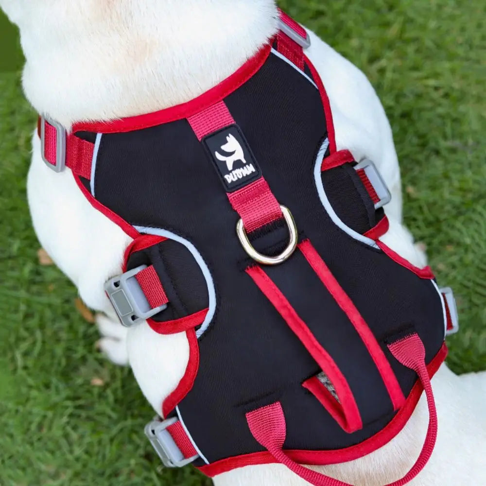 Reflective Oxford Dog Harness Vest with Handle – Adjustable, Breathable & Escape-Proof