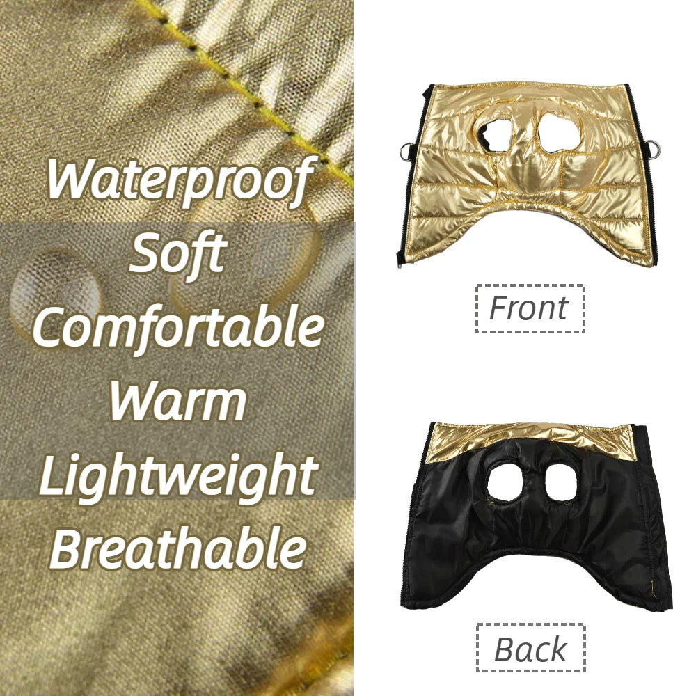 Luxury Waterproof Reflective Winter Dog Vest – Warm Jacket for Small, Medium & Large Dogs