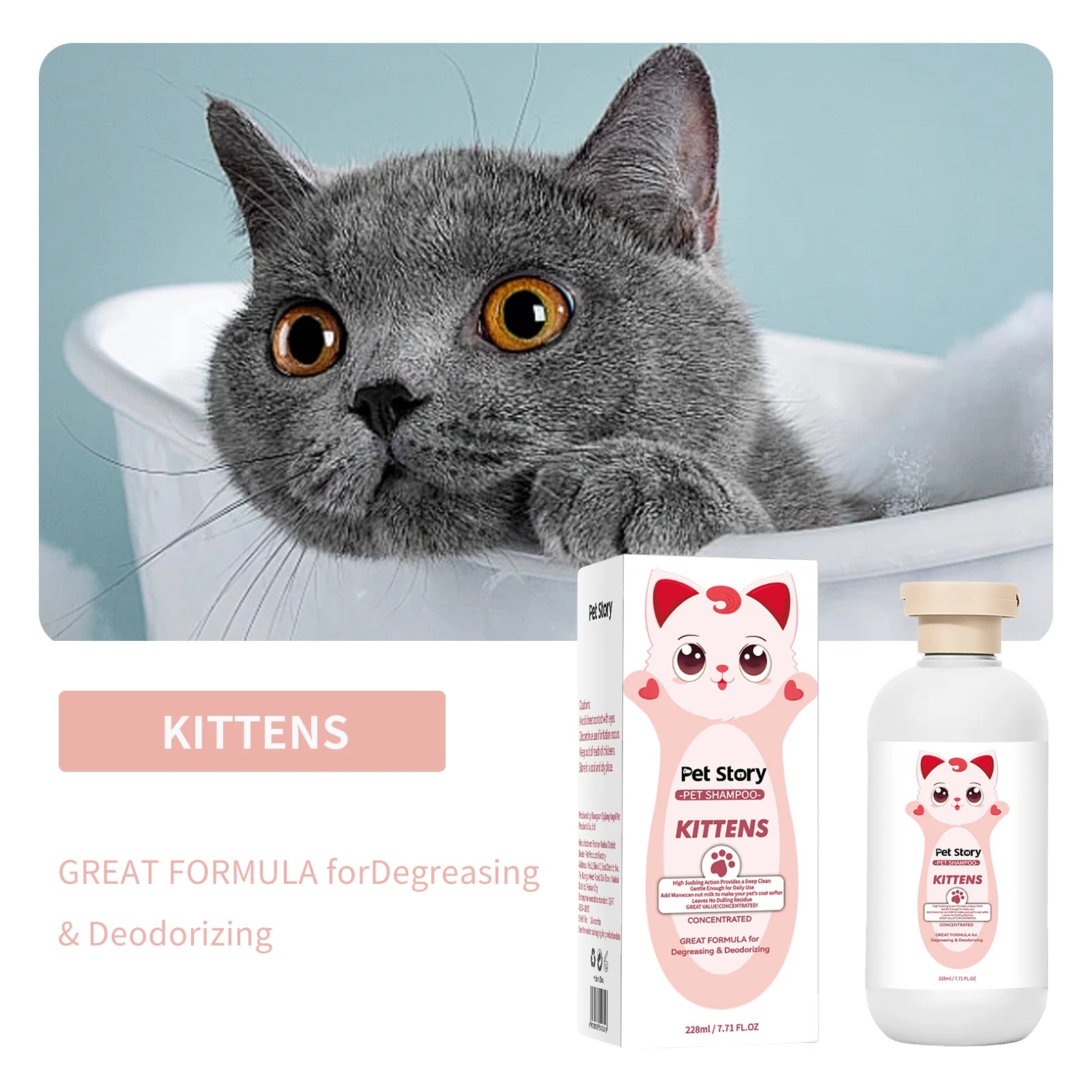 Premium Pet Grooming Spray – Cologne, Deodorizer, Shampoo, Eye & Ear Care for Dogs & Cats