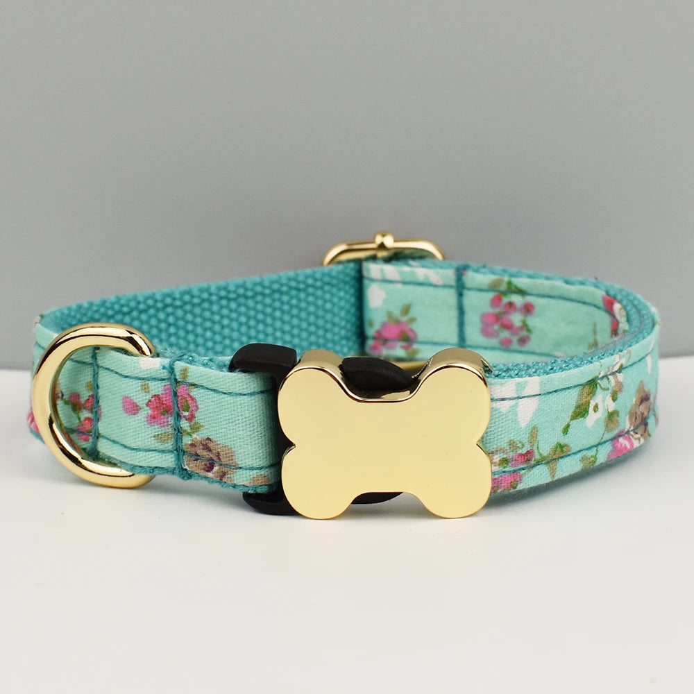 Free Engraving Dog Collar with ID Tag – Comfortable & Wearable for Medium to Large Dogs