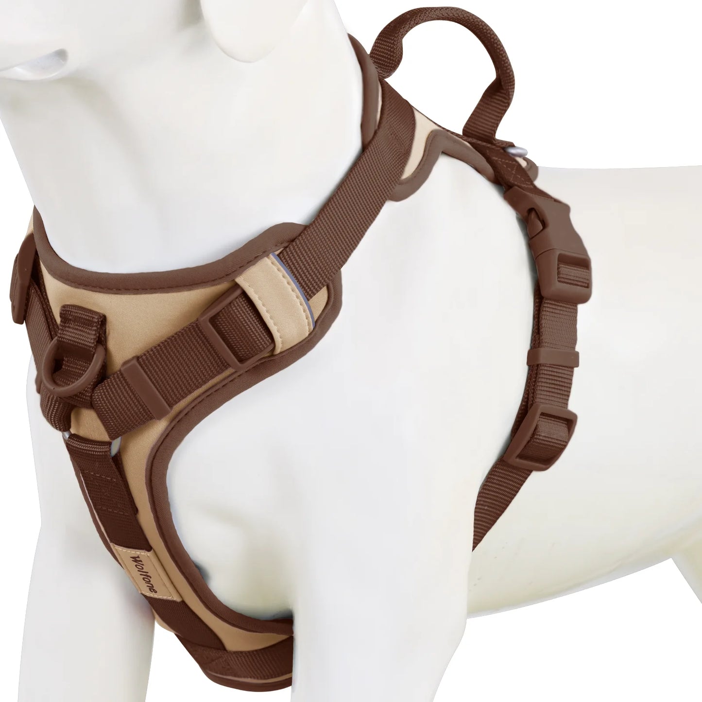 Splicing Colors No-Pull Dog Harness – Breathable Adjustable Vest for Small to Large Dogs