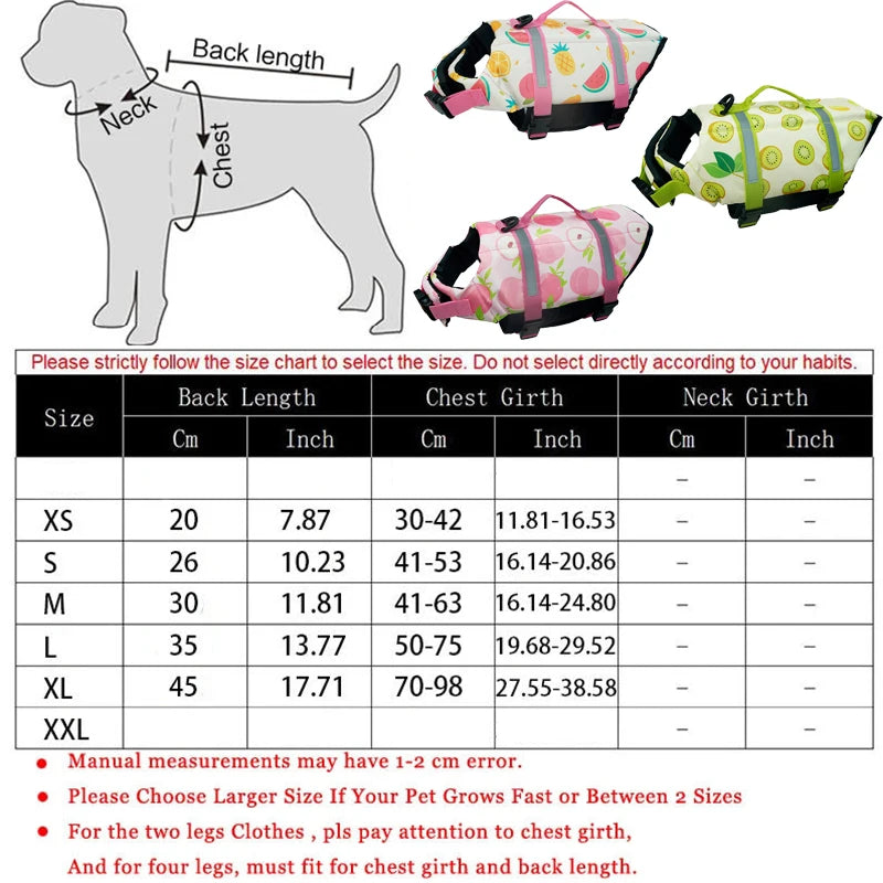 Dog Life Jacket – Reflective Adjustable Safety Vest with Enhanced Buoyancy for Swimming & Boating