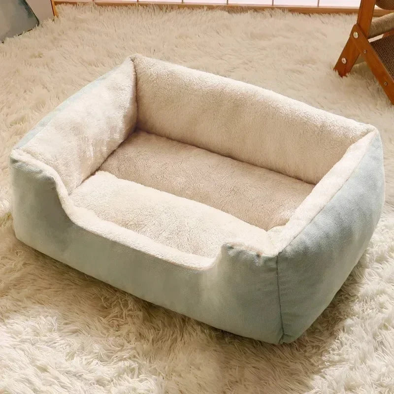 Plush Pet Bed Cushion for Cats & Small Dogs – Warm & Breathable, 3 Sizes