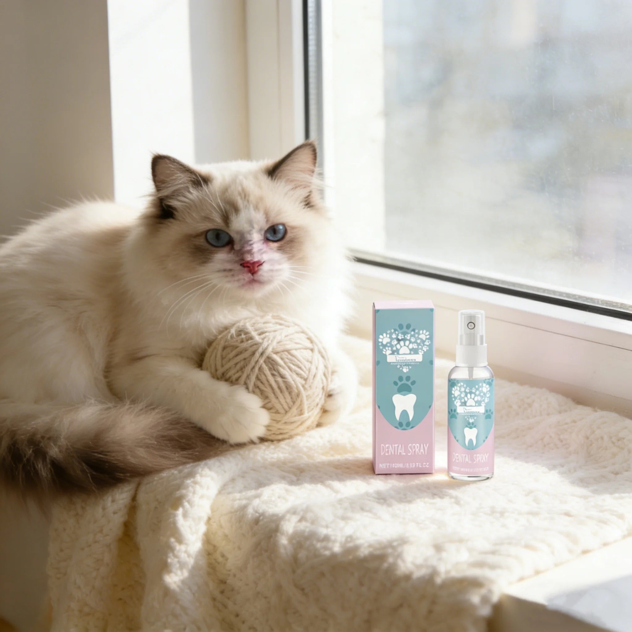 Pet Oral Care Spray for Dogs & Cats – Fresh Breath & Deep Teeth Cleaning (100ml)