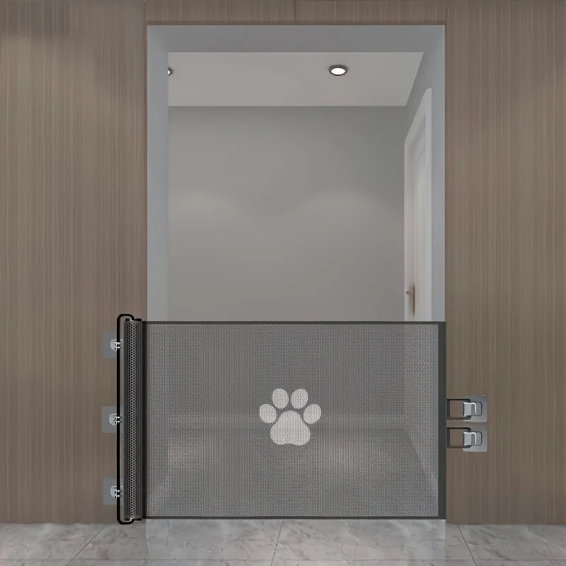 Expandable Pet Gate – Adjustable Portable Stair Barrier for Indoor & Outdoor Use