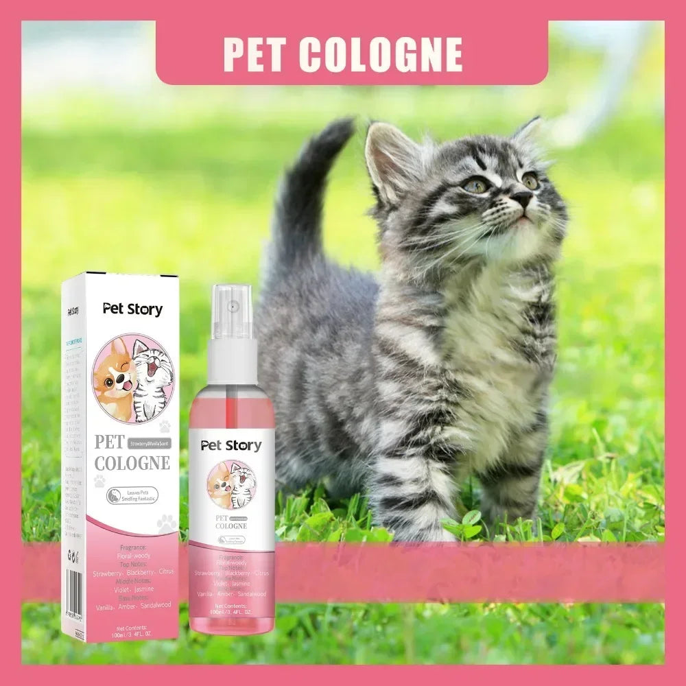 Premium Pet Grooming Spray – Cologne, Deodorizer, Shampoo, Eye & Ear Care for Dogs & Cats