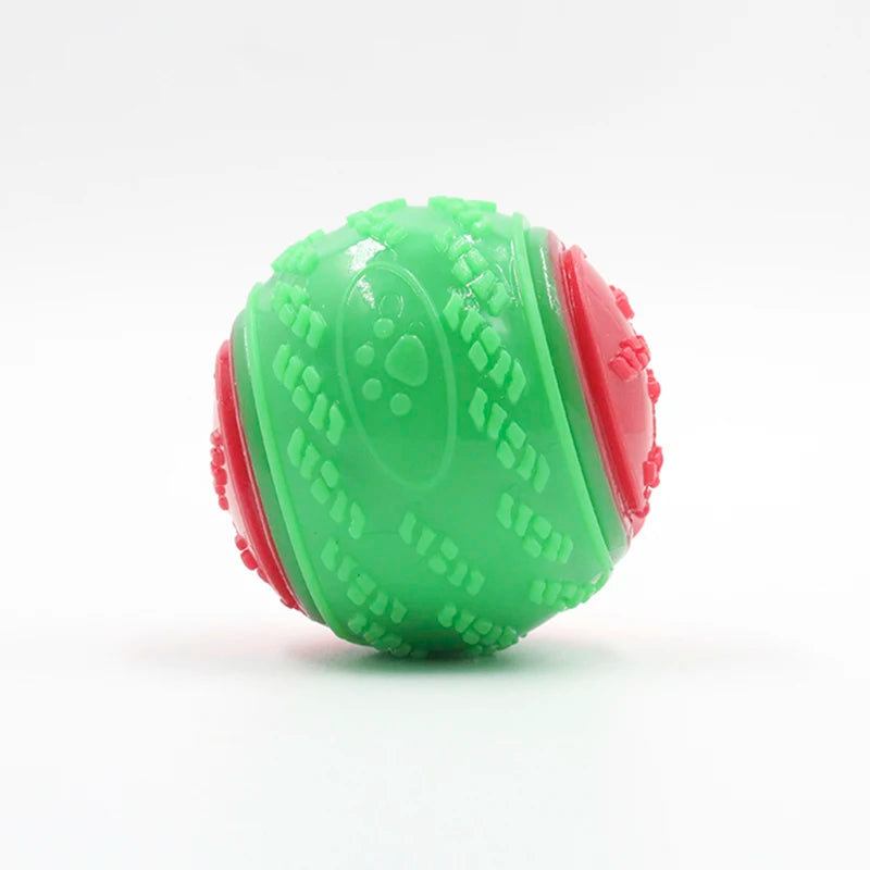 Squeaky TPR Dog Ball Toy – Teeth Cleaning Bite-Resistant Interactive Ball