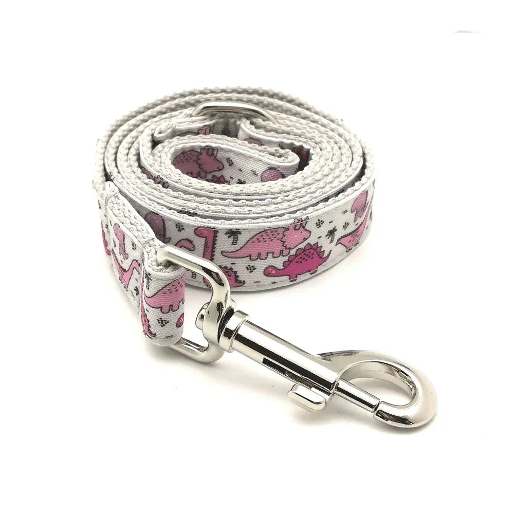 Free Engraving Personalized Dog Collar & Matching Leash – Custom ID Name Tag