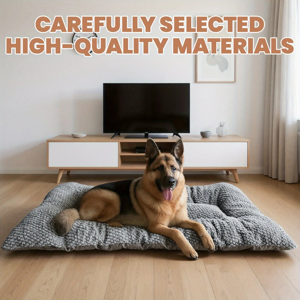 Extra Large Corduroy Dog Bed Sofa – Thickened Soft Mat for Large Dogs