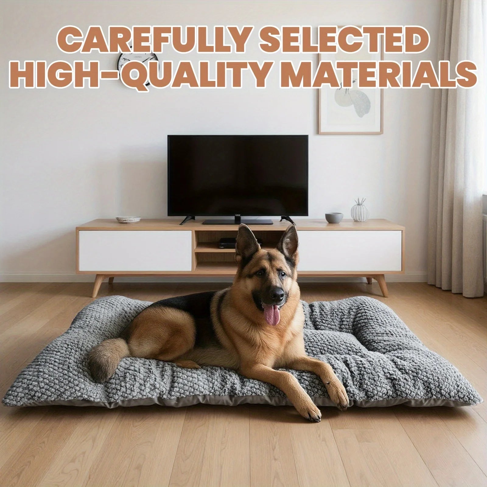Extra Large Corduroy Dog Bed Sofa – Thickened Soft Mat for Large Dogs