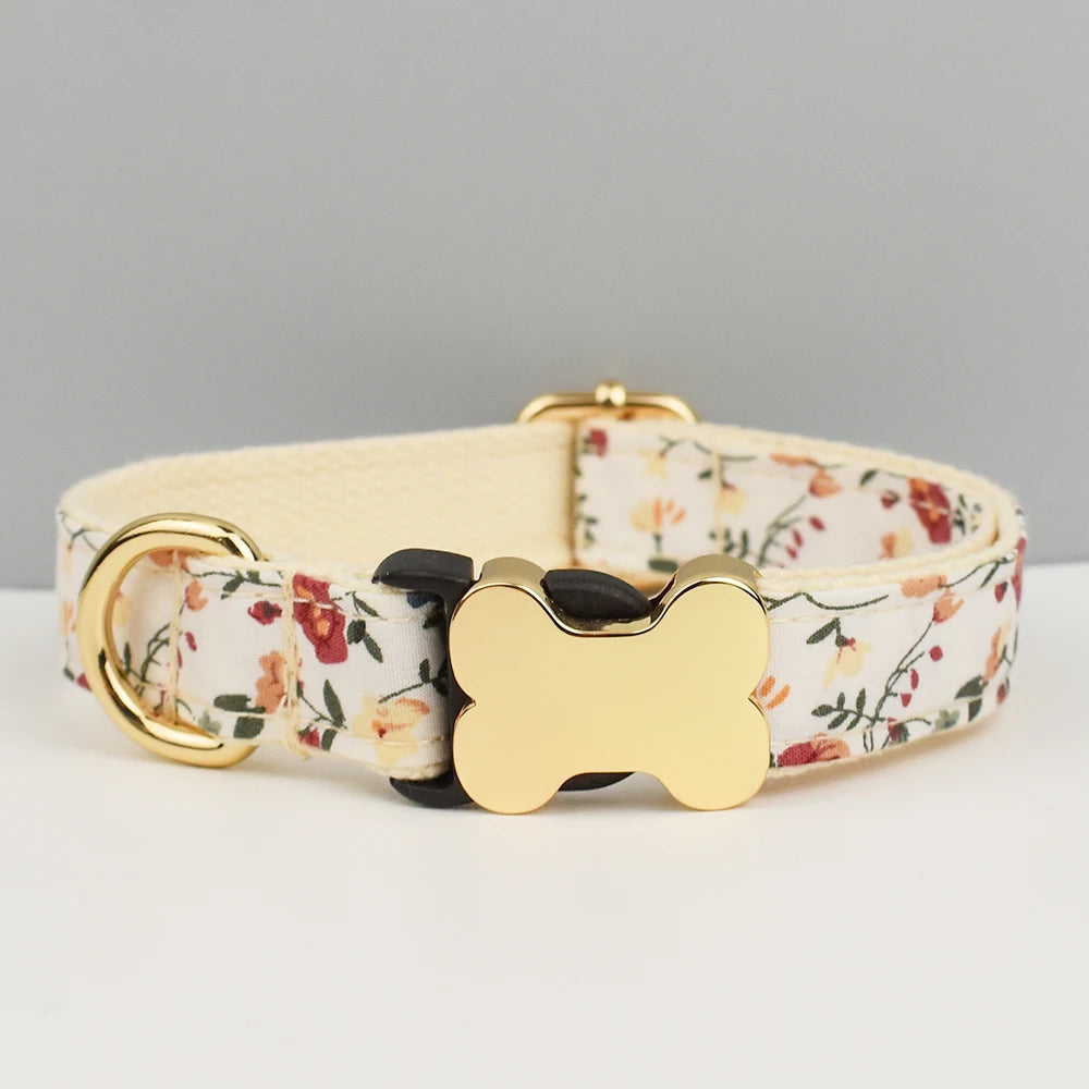 Free Engraving Dog Collar with ID Tag – Comfortable & Wearable for Medium to Large Dogs