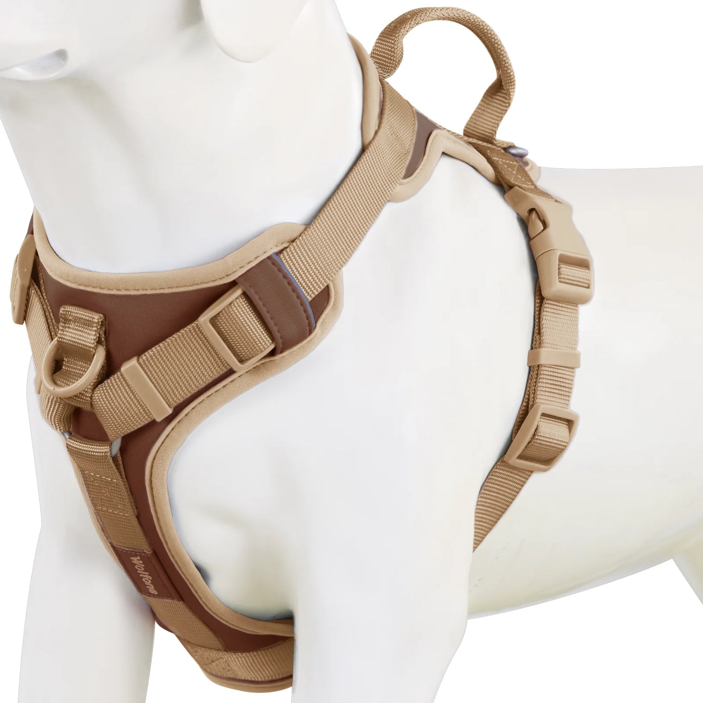 Splicing Colors No-Pull Dog Harness – Breathable Adjustable Vest for Small to Large Dogs