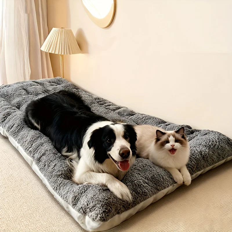 Extra Large Corduroy Dog Bed Sofa – Thickened Soft Mat for Large Dogs