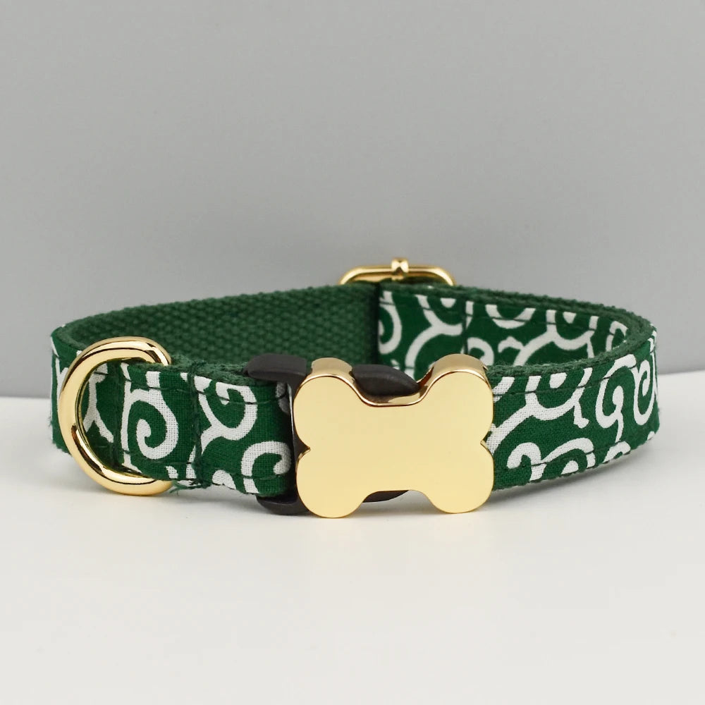 Free Engraving Dog Collar with ID Tag – Comfortable & Wearable for Medium to Large Dogs