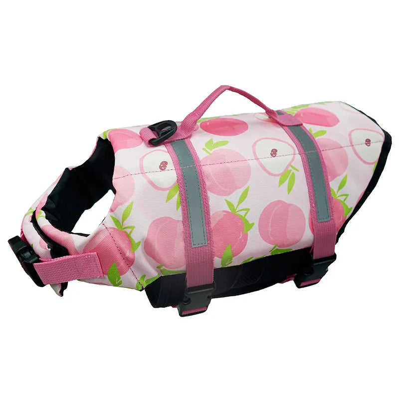 Dog Life Jacket – Reflective Adjustable Safety Vest with Enhanced Buoyancy for Swimming & Boating