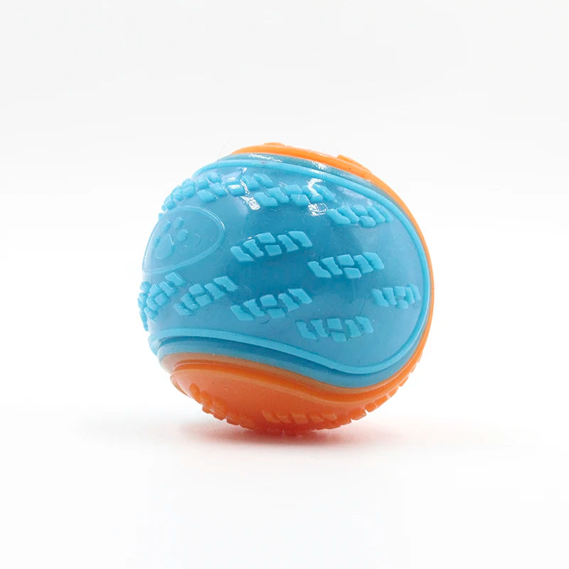 Squeaky TPR Dog Ball Toy – Teeth Cleaning Bite-Resistant Interactive Ball