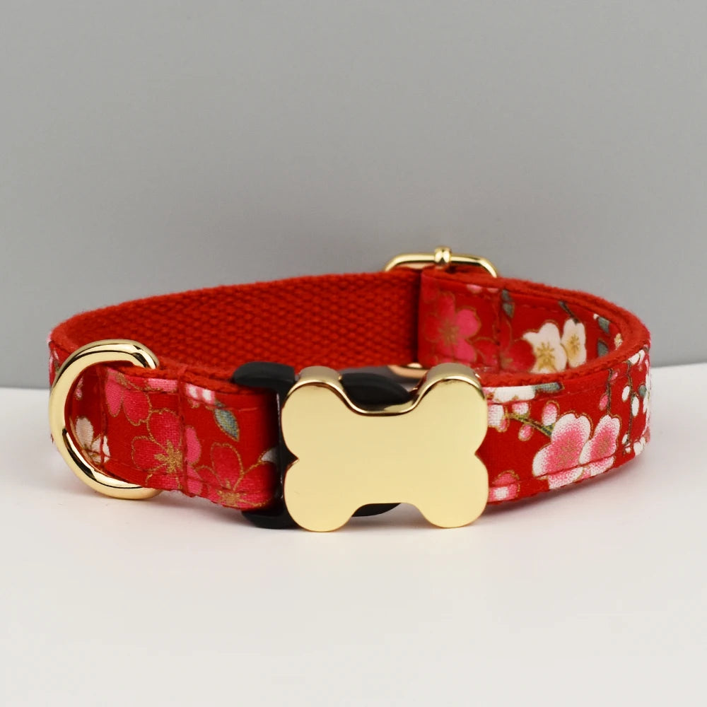 Free Engraving Dog Collar with ID Tag – Comfortable & Wearable for Medium to Large Dogs