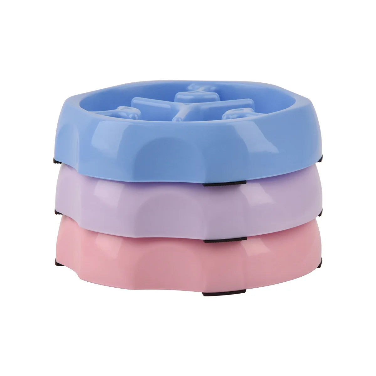 Anti-Choking Slow Food Bowl for Dogs & Cats – Anti-Slip PP Feeder