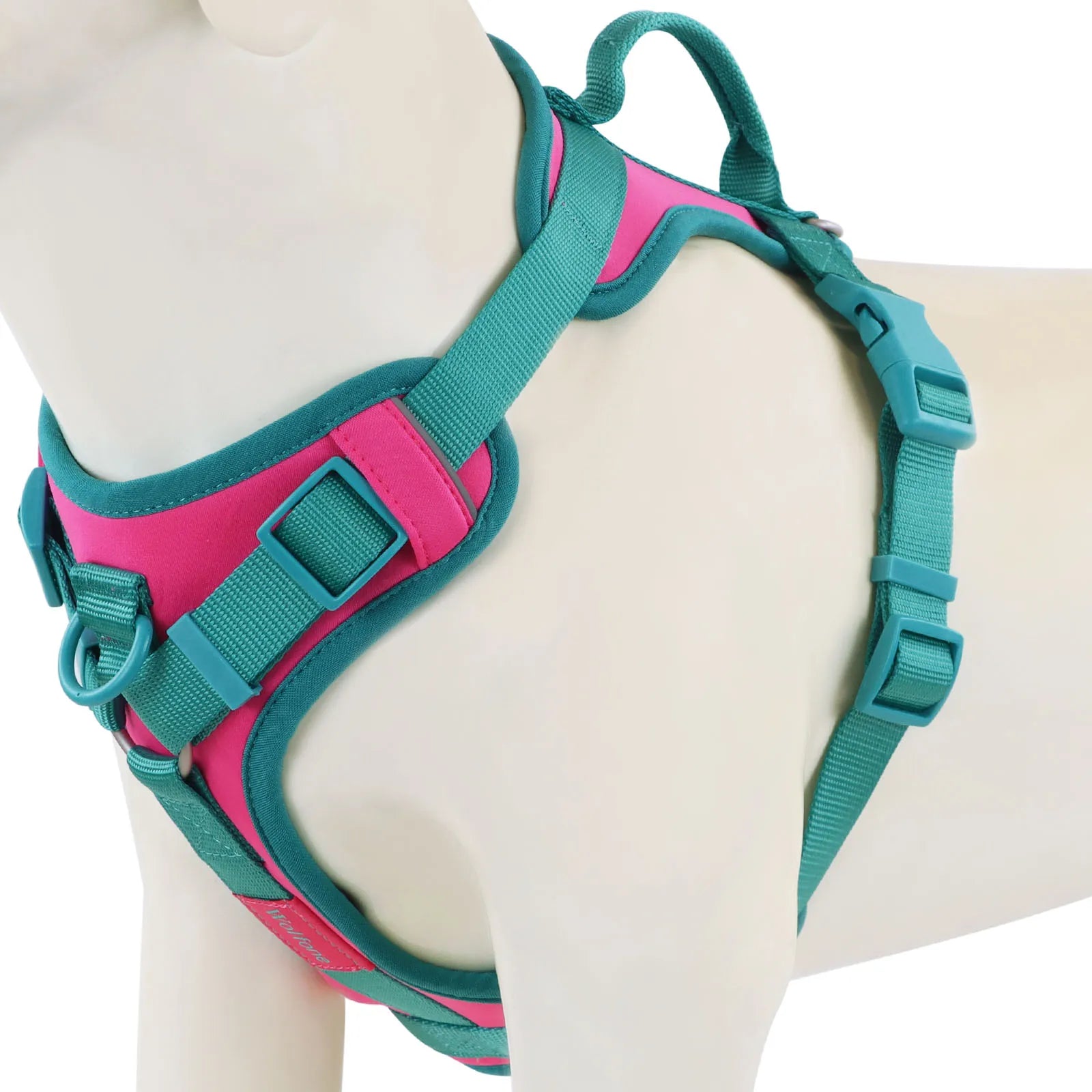 Splicing Colors No-Pull Dog Harness – Breathable Adjustable Vest for Small to Large Dogs