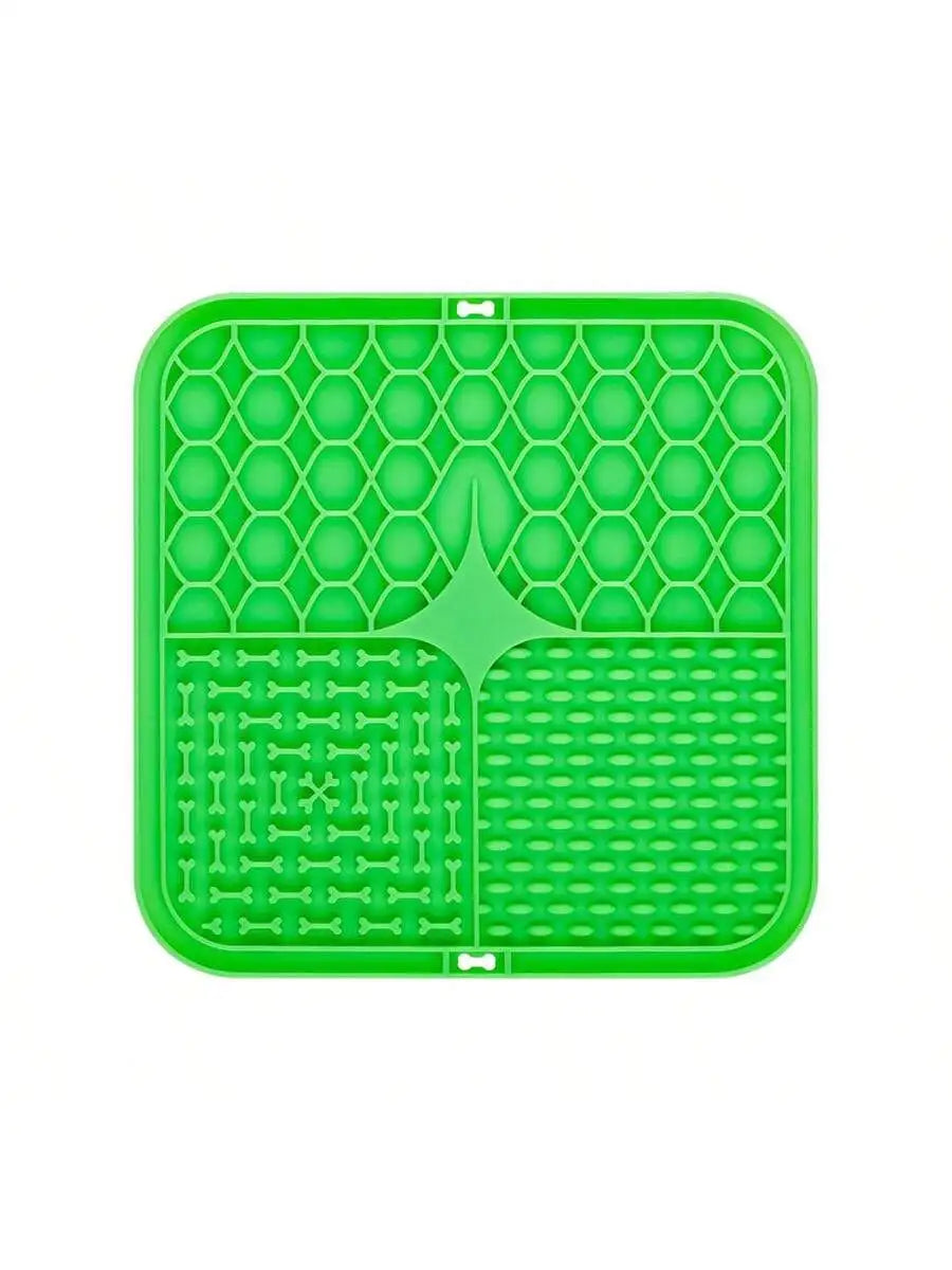 Pet Licking Tray Slow Feeder Mat – Anti-Choking Silicone Feeding Pad for Dogs & Cats