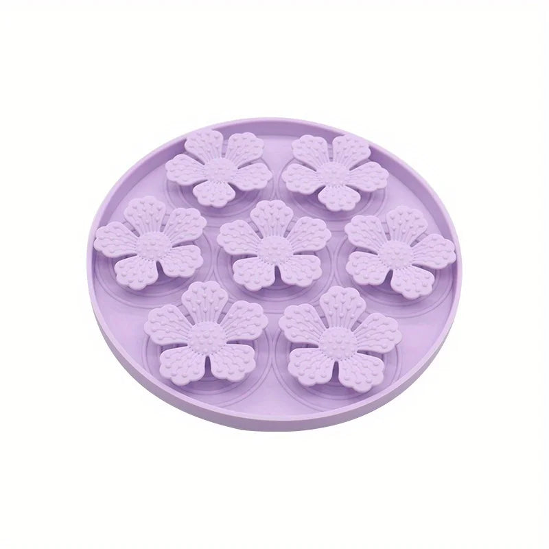 Silicone Dog Licking Mat with Suction Cups – Anti-Choking Slow Feeder Pad