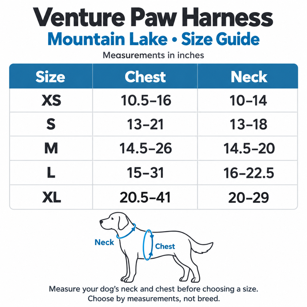 Venture Paw Pull Control Dog Harness - Mountain Lake