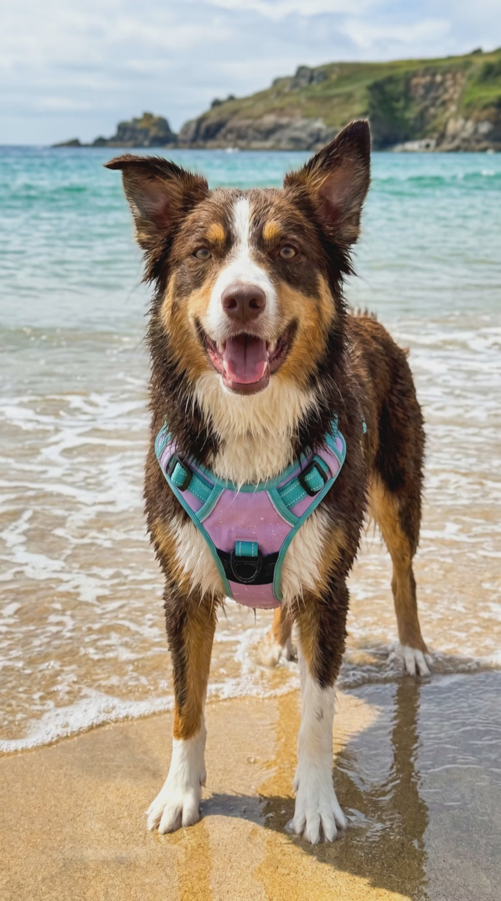 Venture Paw No-Pull Dog Harness - Mermaid Lilac